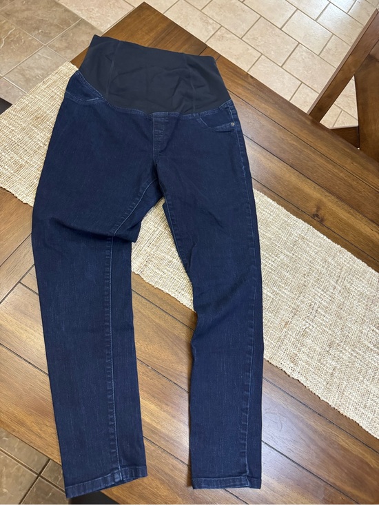 Isabel Maternity by Ingrid & Isabel Denim - Isabel maternity by Ingrid Jeggings Size 10/30R Dark Wash Stretch Denim Like New